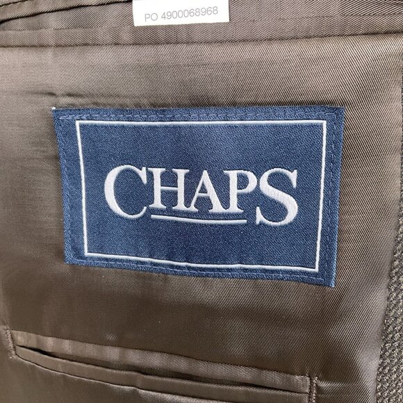 CHAPS Ralph Lauren Blazer  Men‎ 42R Brown Beige Classic Career Jacket - Picture 7 of 15